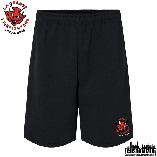 La Grange FD Fleece shorts with Pockets - Black