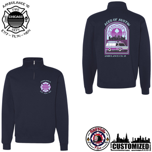 CFD Ambo Co. 15 "Summer Vibes" Quarter-Zip Sweatshirt - Navy