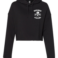 To The Point Tattoo "OG" Women's Crop Hoodie Style1 - Black