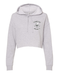To The Point Tattoo "OG" Women's Crop Hoodie Style1 - Grey Heather