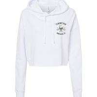 To The Point Tattoo "OG" Women's Crop Hoodie Style1 - White
