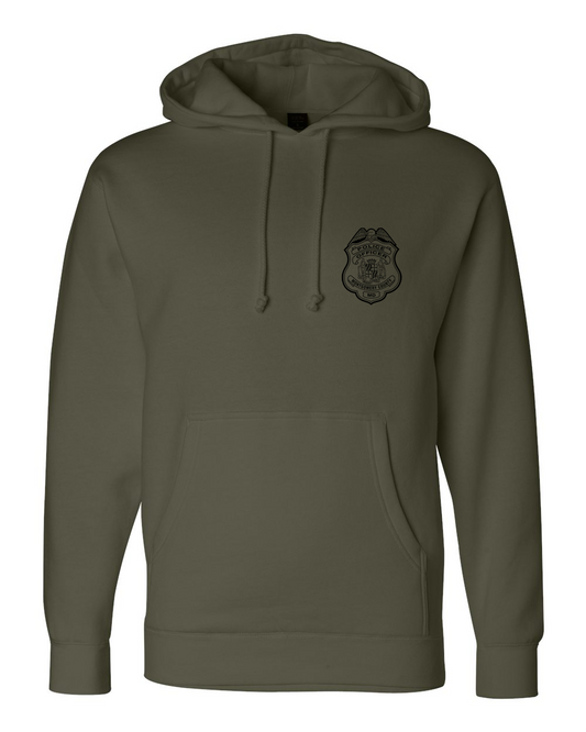 MCPD Special Operations Hoodies - Army Green