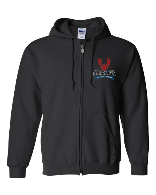 All Star S&S Unisex Gildan Zip up - Blk