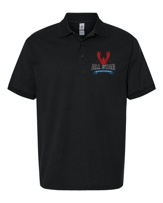 All Star S&S Unisex Gildan Polo - Blk