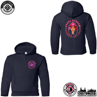 Carol Stream FD "Bomberos for a Cure" Gildan YOUTH Pullover - Navy