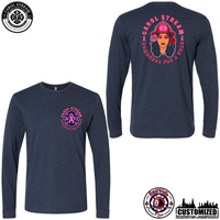 Carol Stream FD "Bomberos for a Cure" Long Sleeve shirt - Midnight Navy