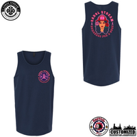 Carol Stream FD "Bomberos for a Cure" Unisex Tank Top - Navy