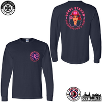 Carol Stream FD "Bomberos for a Cure" Gildan Long Sleeve - Navy