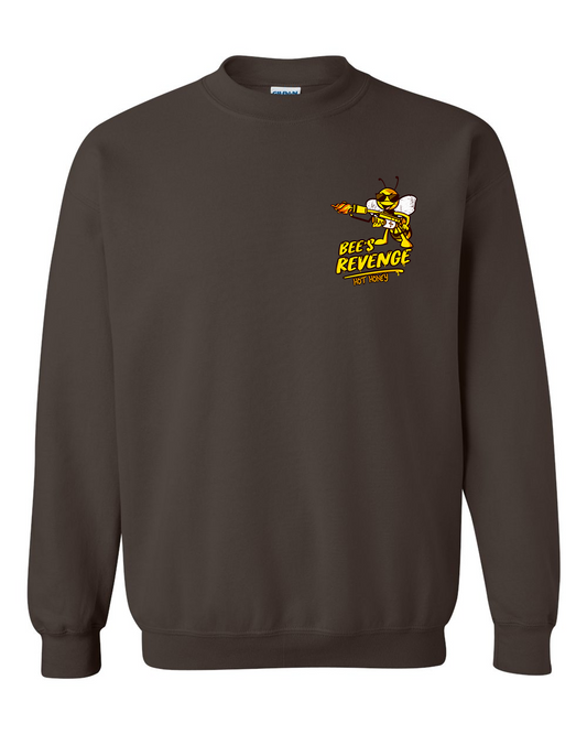 Bee's Revenge "OG"  Hot Honey Crewneck - Dark Chocolate