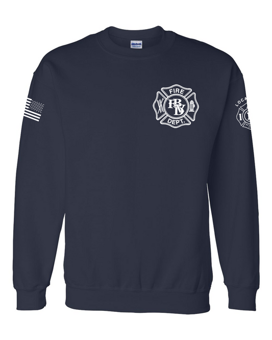 Broadview FD Engine 7 Gildan Crewneck - Navy