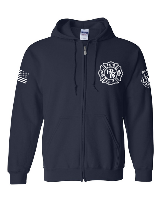 Broadview FD Engine 7 Gildan Zip up - Navy