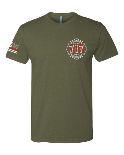 CFD Next Level Duty shirt - Military Green