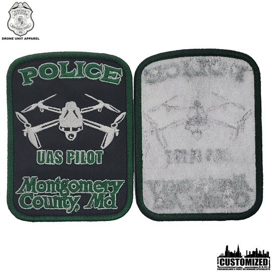 MCPD UAS Pilot Embroidered Patch - Sew on