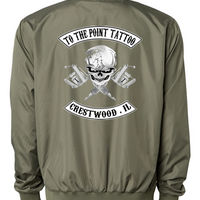 To The Point Tattoo "OG" Lightweight Bomber Jacket - Army Green