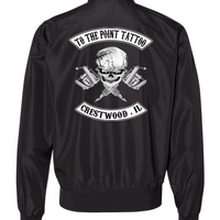 To The Point Tattoo "OG" Lightweight Bomber Jacket - Black