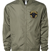 Bull Young Lightweight Bomber Jacket - Army Green