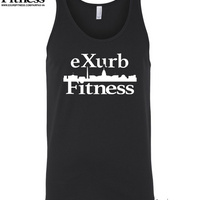 Exurb Fitness "DC Skyline" Jersey Tank - Black