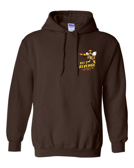 Bee's Revenge "OG"  Hot Honey Hoodie - Dark Chocolate