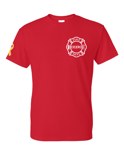 CFD R.E.D. Gildan shirt - Red