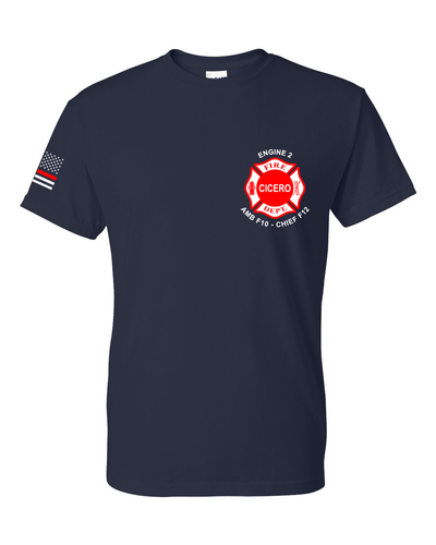 CFD Engine#2 Gildan shirt - Navy