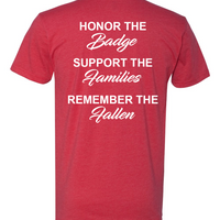 100 Club "Honor-Support-Remember" Shirt - Red