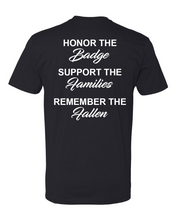 Load image into Gallery viewer, 100 Club &quot;Honor-Support-Remember&quot; Shirt - Black