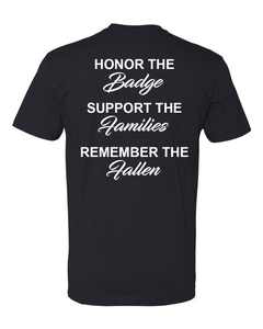 100 Club "Honor-Support-Remember" Shirt - Black