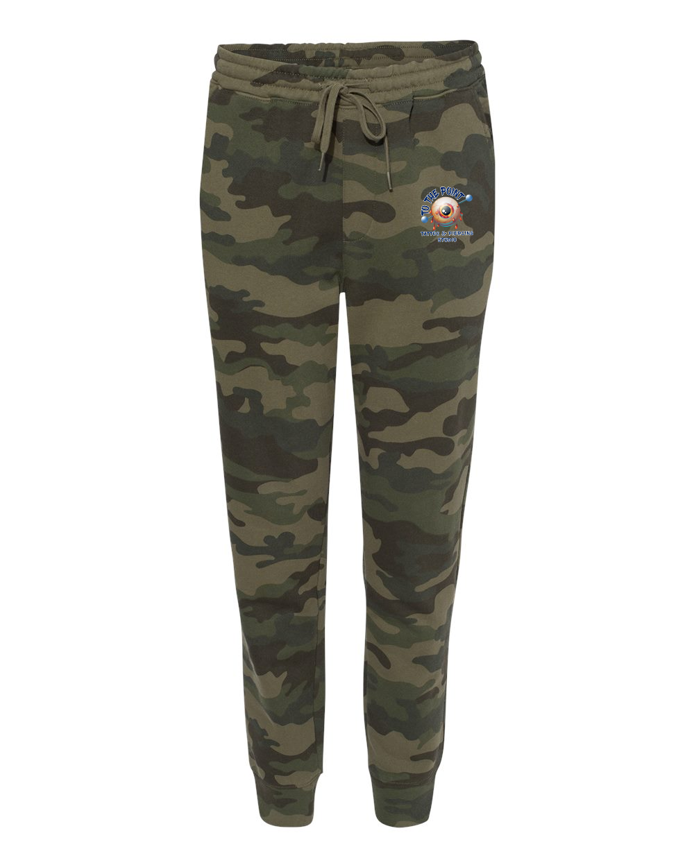 To The Point Piercing Studio Midweight Fleece Pants w/Pockets - Forest Camo
