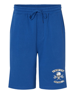 To The Point Tattoo "OG" Midweight Fleece Shorts w/Pockets - Royal