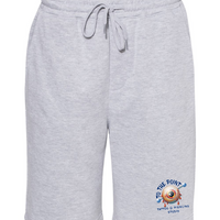 To The Point Piercing Studio Midweight Fleece Shorts w/Pockets - Grey Heather