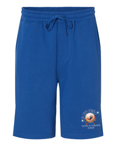 To The Point Piercing Studio Midweight Fleece Shorts w/Pockets - Royal