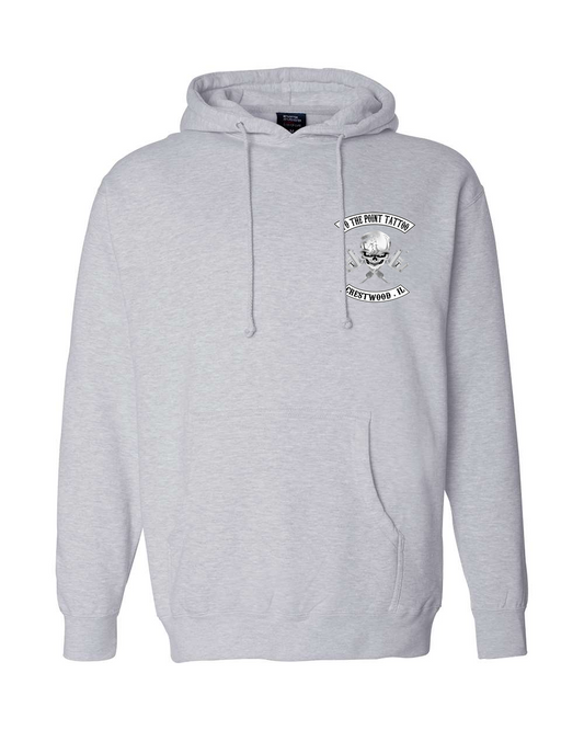 To The Point Tattoo "OG" Heavyweight Hoodie - Grey Heather
