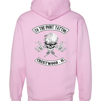 To The Point Tattoo "OG" Heavyweight Hoodie - Light Pink