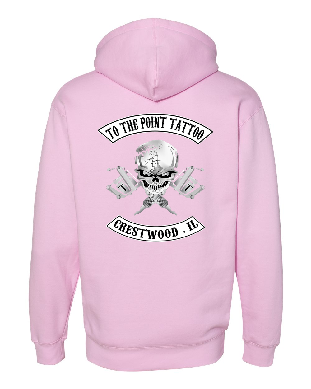 To The Point Tattoo "OG" Heavyweight Hoodie - Light Pink