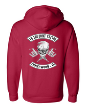 Load image into Gallery viewer, To The Point Tattoo &quot;OG&quot; Heavyweight Hoodie - Red