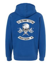 Load image into Gallery viewer, To The Point Tattoo &quot;OG&quot; Heavyweight Hoodie - Royal Blue