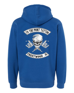 To The Point Tattoo "OG" Heavyweight Hoodie - Royal Blue