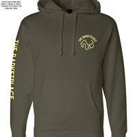 "Get in Motherfluffer..." Heavyweight Hoodie - Army