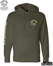 Load image into Gallery viewer, &quot;Get in Motherfluffer...&quot; Heavyweight Hoodie - Army