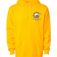 To The Point Piercing Studio Heavyweight Hoodie - Gold