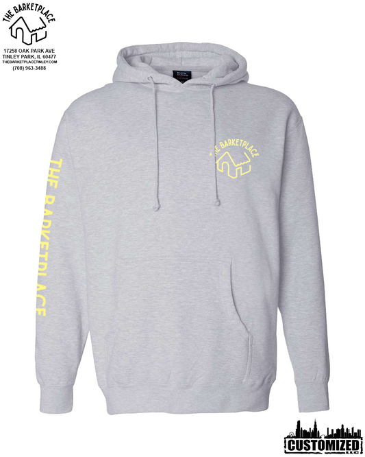 "Get in Motherfluffer..." Heavyweight Hoodie - Grey Heather