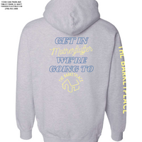 "Get in Motherfluffer..." Heavyweight Hoodie - Grey Heather