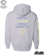 Load image into Gallery viewer, &quot;Get in Motherfluffer...&quot; Heavyweight Hoodie - Grey Heather
