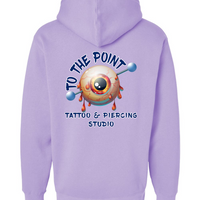 To The Point Piercing Studio Heavyweight Hoodie - Lavender