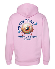 Load image into Gallery viewer, To The Point Piercing Studio Heavyweight Hoodie - Light Pink
