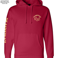 "Get in Motherfluffer..." Heavyweight Hoodie - Red