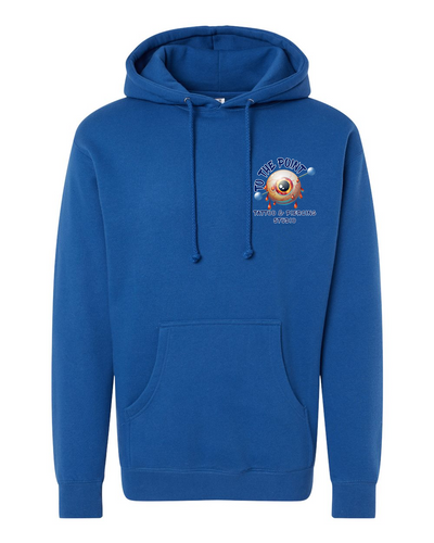 To The Point Piercing Studio Heavyweight Hoodie - Royal Blue