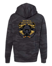 Load image into Gallery viewer, Bull Young Heavyweight Hoodie - Black Camo