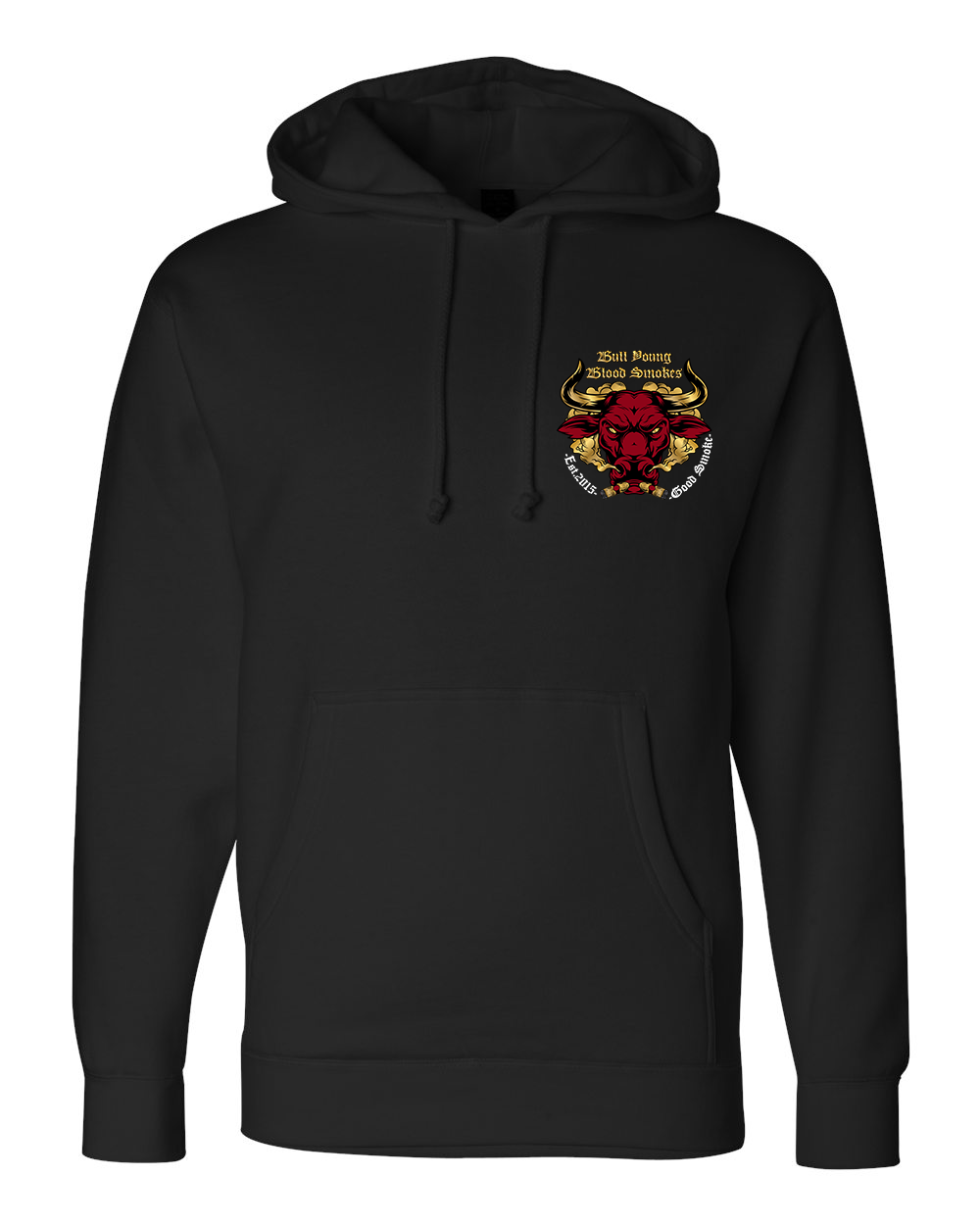 Bull Young Heavyweight Hoodie - Black