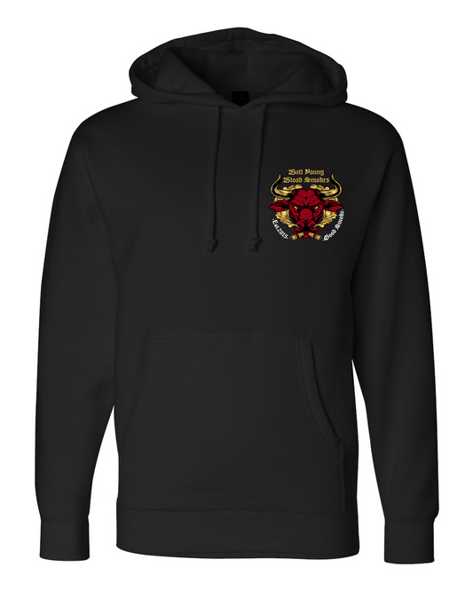 Bull Young Heavyweight Hoodie - Black